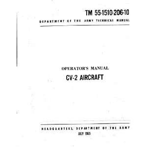   CV 2 Caribou Aircraft Operators Manual De Havilland Canada Books