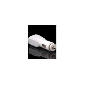  Dual USB Car Charger Adapter(White) for Nokia cell phone 