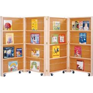   Craft Four Section Mobile Library Childrens Bookcase
