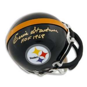  Autographed Ernie Stautner Pittsburgh Steelers Mini Helmet 