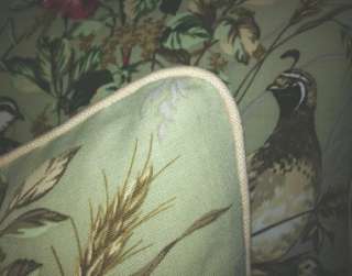 Scalamandre Custom Designer Toss Pillows Edwins Covey Fabric Green New 