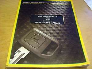   Deere ProGator 2020 2030 Utility Vehicle Operators Owners Manual JD