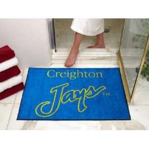 NCAA Creighton Blue Jays Chromo Jet Printed Rectangular Area Rug Floor 
