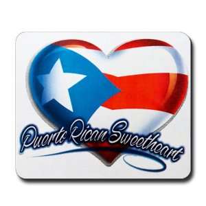   Mouse Pad) Puerto Rican Sweetheart Puerto Rico Flag: Everything Else