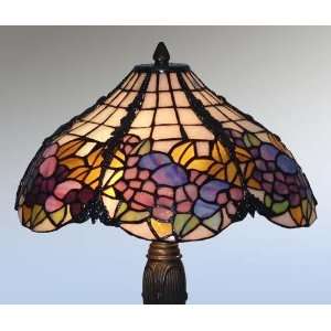 Tiffany Style Stained Glass Table Lamp VL532: Home 