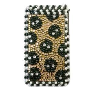   Black & White Crystal Jewellery Hard Case for Apple iPhone 3G / 3GS