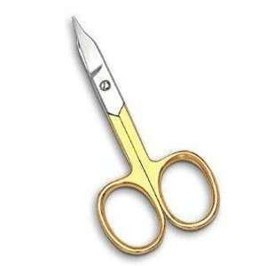  Care SoloC Half Gold Arrow Point Curved Tip Toe Nail Scissors Beauty