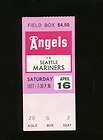 1977 California Angels vs Seattle Mariners