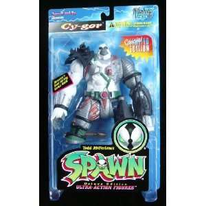   TOYS SPAWN SERIES 4 REPAINT EXCLUSIVE WHITE CY GOR FIGURE Toys