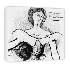  A Woman for Asselineau (pen & ink on paper)   Canvas 