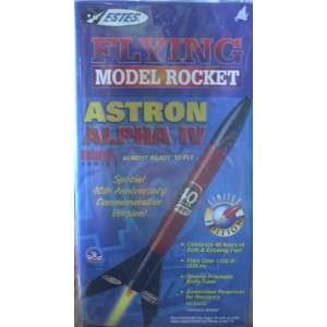  Estes Astron Alpha IV E2X Rocket Limited 40th Anniversary 