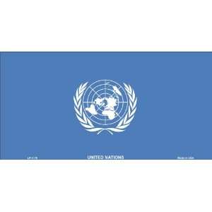  United Nations Flag License Plate 