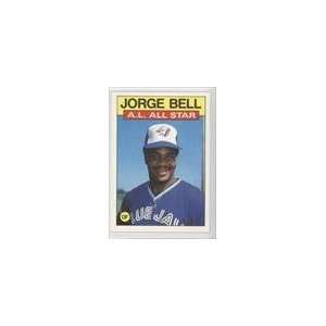  1986 Topps Tiffany #718   George Bell AS/5000 Sports 