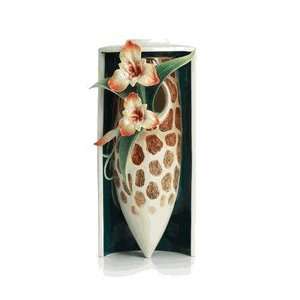  Franz Porcelain African Dream giraffe mid size vase 