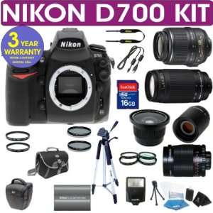  Nikon D700 Digital Camera + Nikon 18 55mm VR Lens + Nikon 
