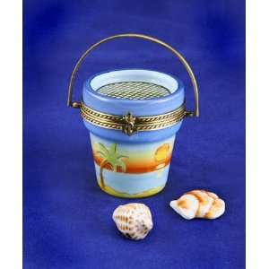  Paradise Island Sand Bucket with Miniature Seashells 