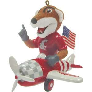   Washington State Cougars Mascot Airplane Ornament