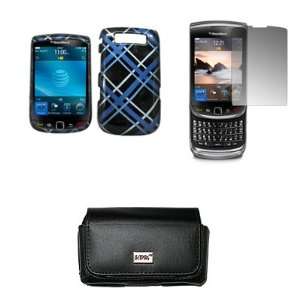   Case + Screen Protector for AT&T Blackberry Torch 9800 Electronics