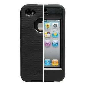  OTTERBOX DEFENDER SERIES APPLE IPHONE 4 AT&T BLACK: Sports 