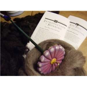  Aubes Purple Lilac Dancing Daisy Top Whol Drop spindle 