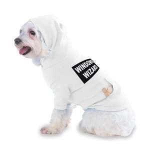 WINDOWS WIZARD Hooded (Hoody) T Shirt with pocket for your Dog or Cat 