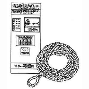   Rope Co. White Twisted Nylon Anchor Line 5/8x250