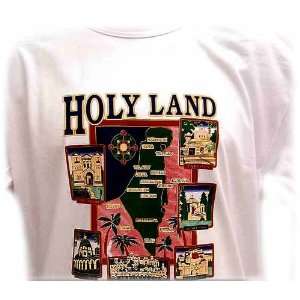  Holy Land Map T Shirt (11 Colors Sizes S   XXL) From Jerusalem 