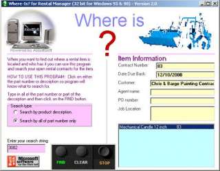EQUIPMENT PARTY TOOL RENTAL STORE SOFTWARE FOR BUSINESS  