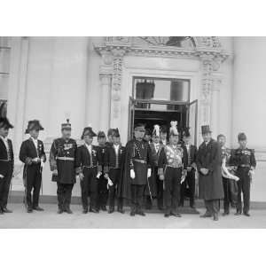  1925 photo Ambassador Matsudaira and staff at W.H. i.e 
