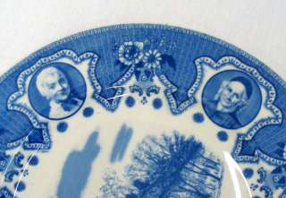 Blue Moravian Church Historical Plate Sisters House  
