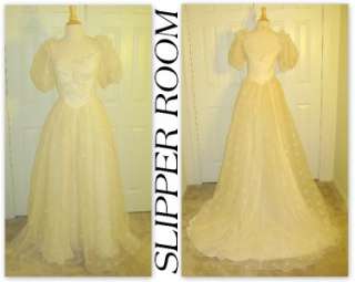 vtg 60s union made ivory lace wedding bridal gown xs search