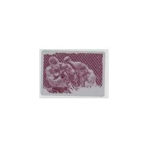  2011 Topps UFC Moment of Truth Printing Plates Magenta #52 
