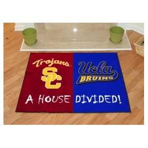  UCLA Bruins House Divided Rug Mat