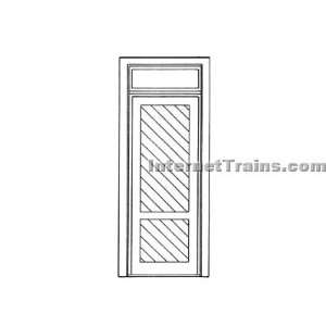  Grandt Line Large Scale Door Diagonally Sheathed w/Window 