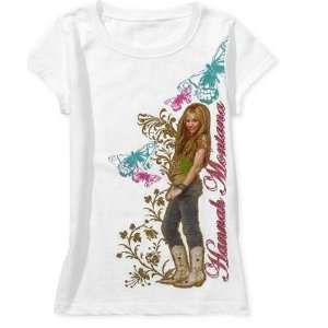  Hannah Montana White Sparkle T Shirt XL 14/16 Everything 