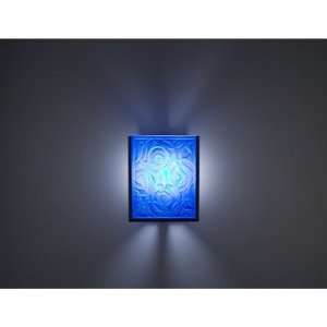 FN2 Wall Sconce with Textured Cast Glass Panel and Full Side Diffuser 