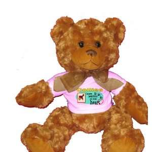  Collies Leave Paw Prints on your Heart Plush Teddy Bear 
