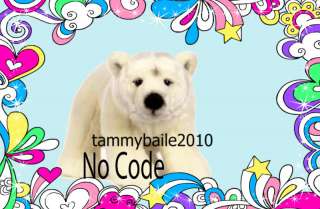 Webkinz Signature Polar Bear plush animal only No Code  