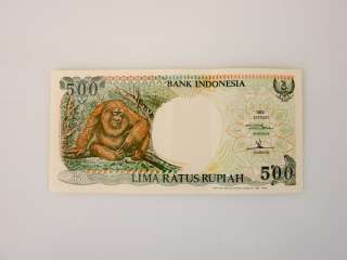 Description: Indonesia Lima Ratus Rupiah $500 Bill Note Paper Money