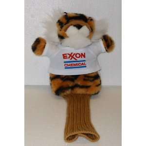  10 Exxon Chemical Tiger Hand Puppet; Sock Puppet; Plush 