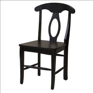  Chair John Boyd Designs Side Chair with Wood Seat