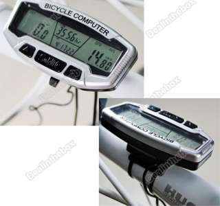 New Type Digital LCD Backlight Bike Bicycle Computer Odometer 