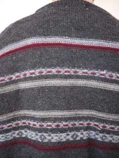 Vtg LL BEAN Irish Wool Sweater Stripe Mens Ireland XL  