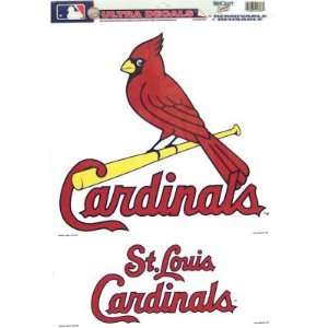  ST. LOUIS CARDINALS REMOVABLE CAR TRUCK WINDOW WALL DECAL 