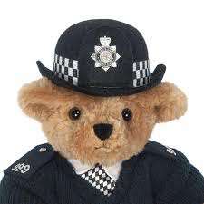 BRITISH FEMALE BOBBY POLICE TEDDY BEAR ROYAL WEDDING Sold Out In 