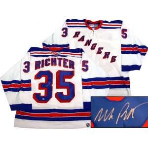  Mike Richter New York Rangers Autographed Home White 