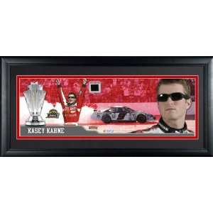 Kasey Kahne Framed Chase for the Cup Panoramic with Piece of Tire 