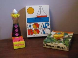 VINTAGE AVON SOAP BOAT HUBIE HIPPO TOPSY TURVEY NOS NIB  