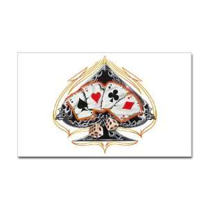   Rectangle) Four of a Kind Poker Spade   Card Player 
