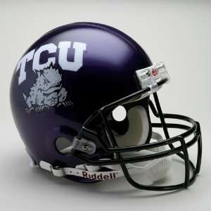   TCU) Horned Frogs Riddell Full Size Authentic Proline Football Helmet